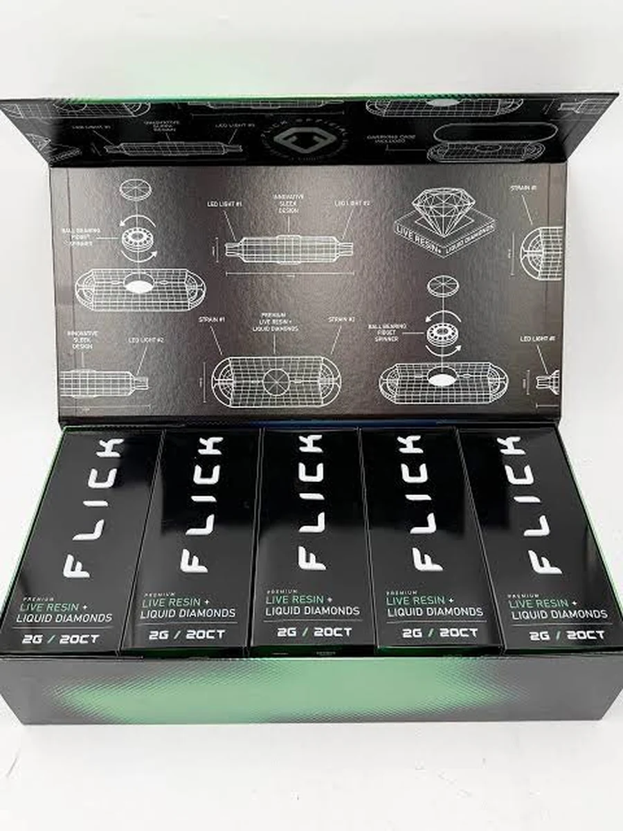 Official FLICK master box with individually packaged products