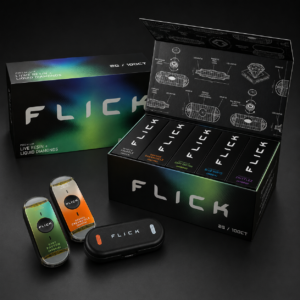 FLICK 2G Disposables mixed-flavour bulk box with individually packaged dual-chamber devices
